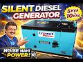 Silent diesel generator, 10 KVA cromet power