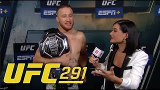 Justin Gaethje GETS HEATED when Conor McGregor’s name gets brought up  | ESPN MMA