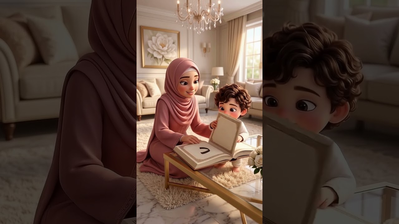 Watch Him Read All 28 Arabic Letters! | Arabic Alphabet Book1