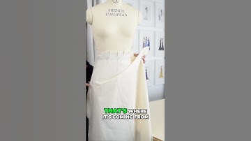 Perfect Pleats: Step-by-Step Guide for Flawless Draping #shorts