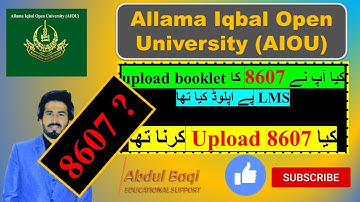 AIOU 8607 teaching practice 14 days field reports and 2 class observations.