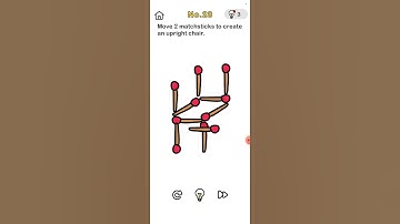 #shorts #youtubeshorts #viral #funny Brain out level 28 Move 2 matchstick to create an upright chair