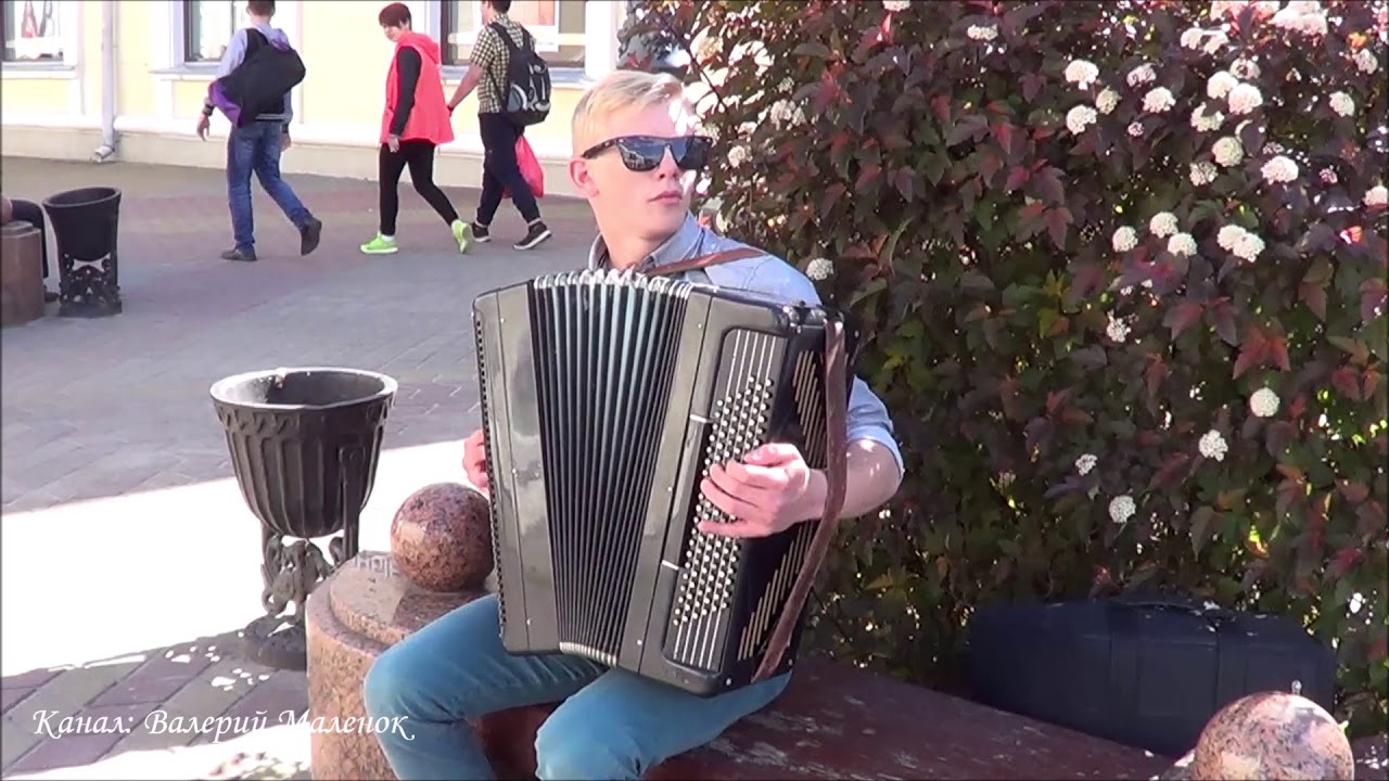 ТАМ, ЗА ТУМАНАМИ! Ваня играет на баяне! - YouTube