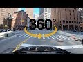 360° NYC State of Emergency : Driving Downtown Manhattan to Queens via FDR Drive (April 19, 2020)