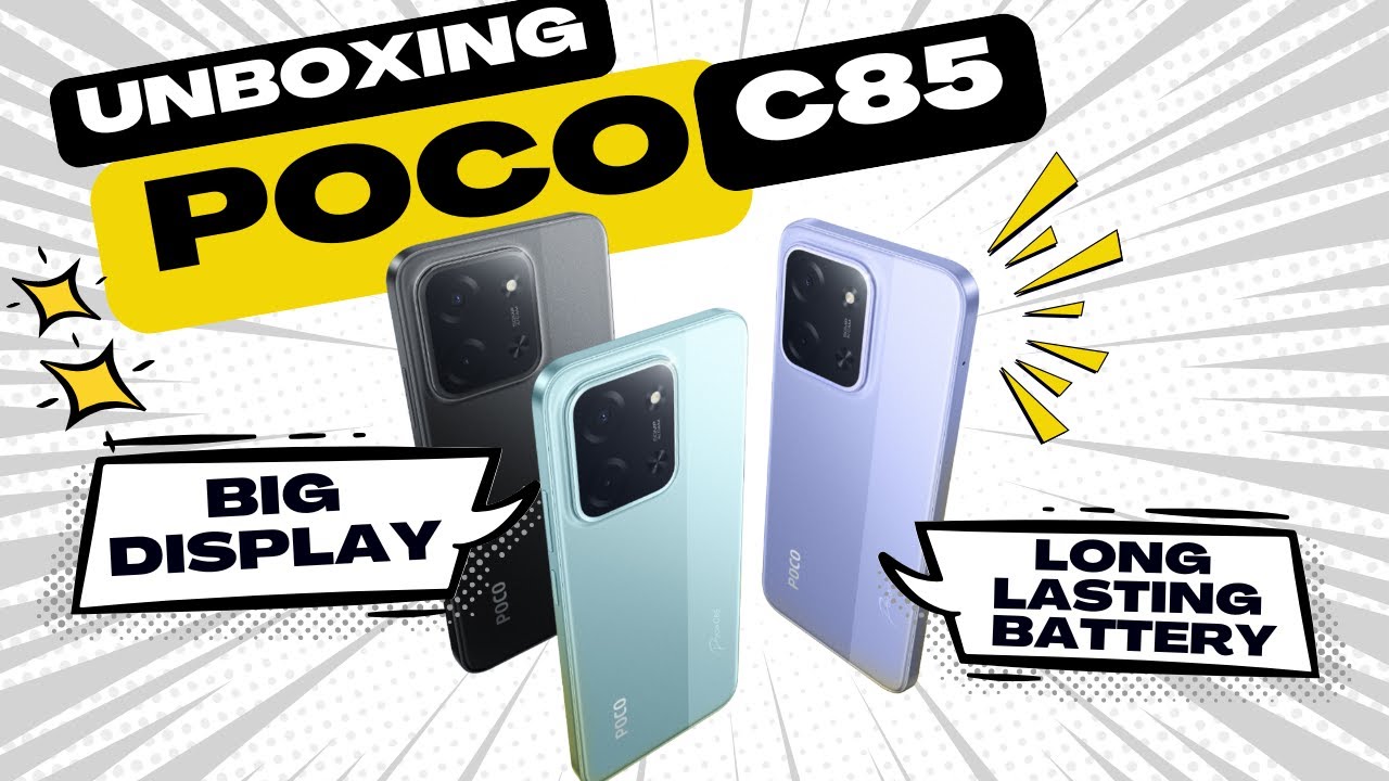 POCO C85 Unboxing & First Impressions - YouTube