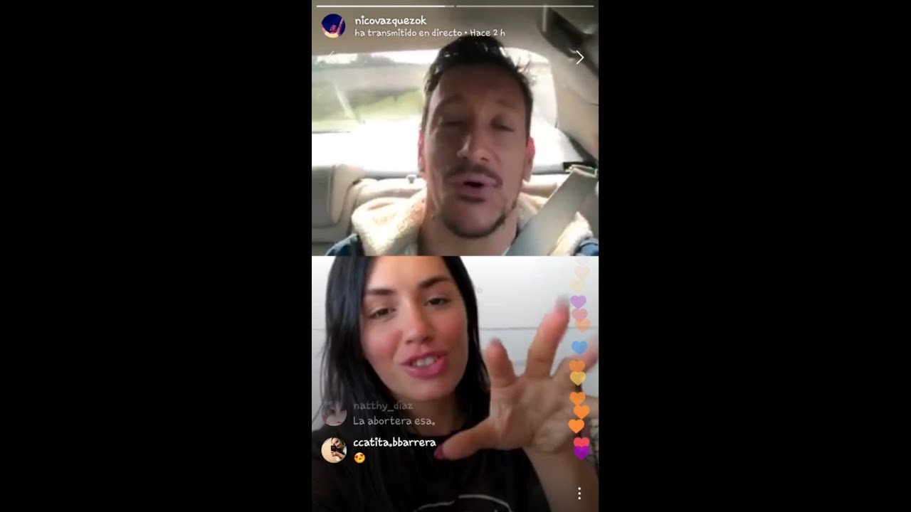 Lali esposito y nico vazquez se hablaron por señas en directo!!