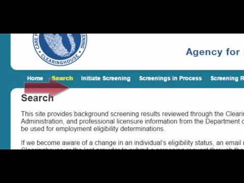 ALF Boss Presents How to update your Facility AHCA background screening ...