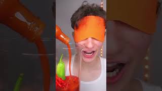 hot souce juice ?? #spicy #mukbang #food #funny #spicyfood #asmr #comedy #giantfood #spicyfoodcha