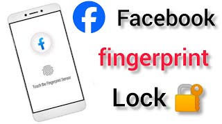 Facebook app par fingerprint kaise lagaye|How to setfingerprint lock in facebook|facebookfingerprint