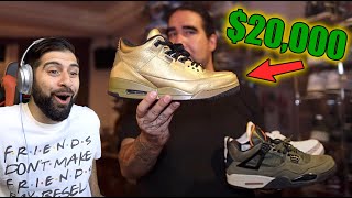 WORLDS BEST SNEAKER COLLECTION!! Perfect Pair Shows His INSANE PLAYER EXCLUSIVES! *Reaction*