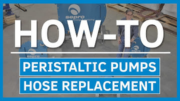 Peristaltic Pumps Maintenance | HOW-TO | Sepro Mixing & Pumping