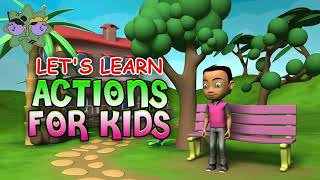 Simple Action Words for Kids | Common Verbs with Pictures