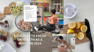 How to Start a SUSTAINABLE Health & Fitness Journey in 2024 | from enjoyable workouts to clear skin!