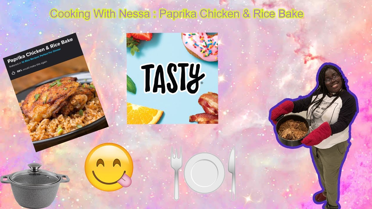 Nezza Cooking Cooking with nessa paprika chicken and rice bake - YouTube