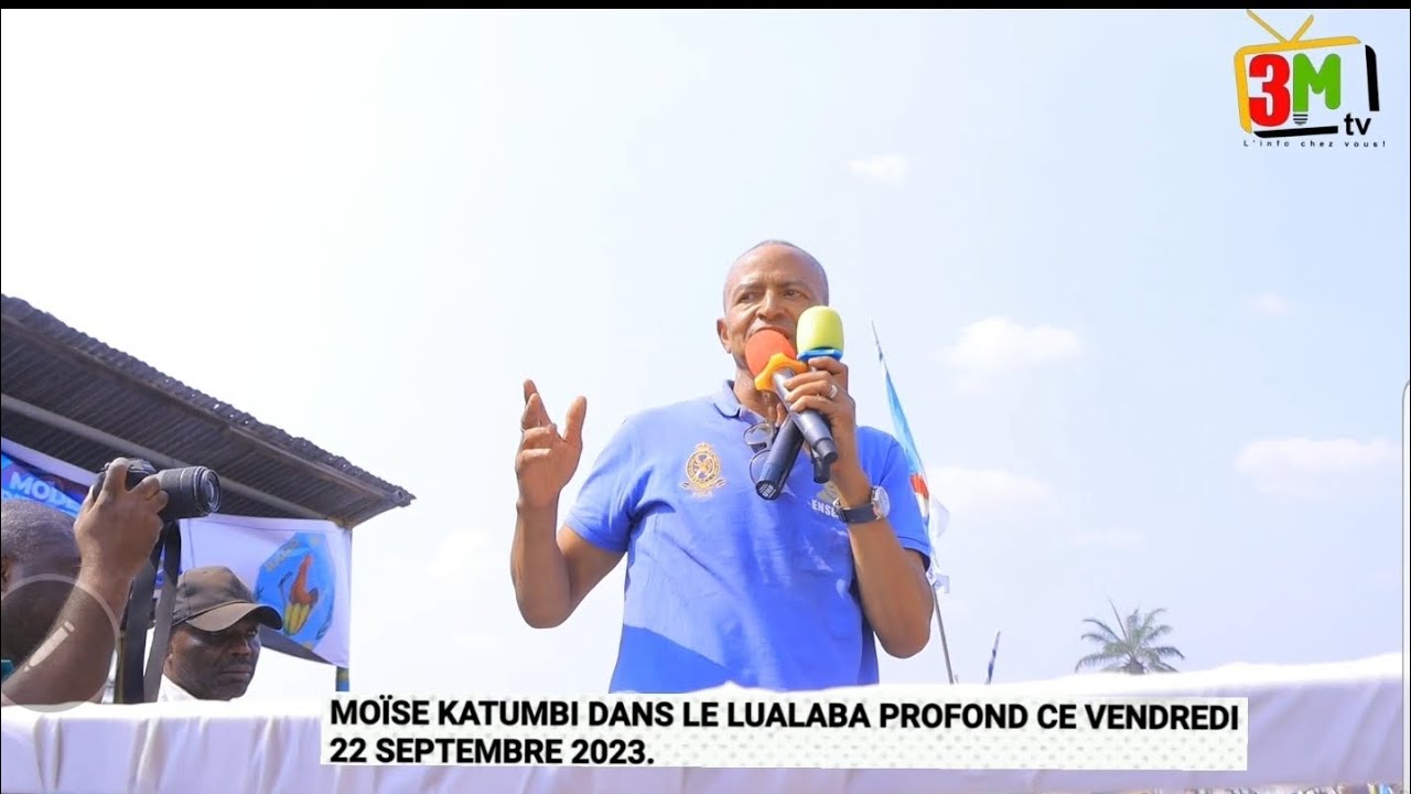 MOISE KATUMBI DANS LE LUALABA PROFOND