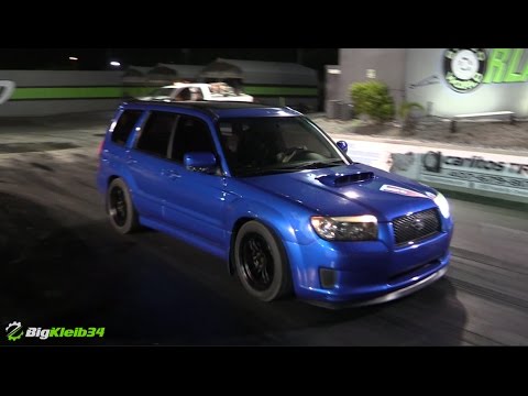 wild-subaru-forester-rockets-hard-out-of-the-hole,-this-thing-has-pep