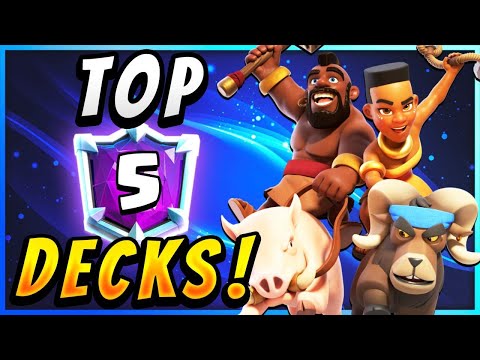 TOP 5 DECKS from the BEST PLAYERS IN THE WORLD! — Clash Royale
