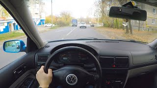 POV Test Drive Volkswagen Golf 4 ( 1.4 75 HP 1999 )