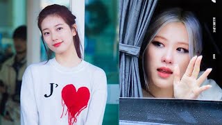Rosé Blackpink Suddenly Shed Tears In Front Of Fans Rose Suzy Dating Viral