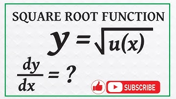 Derivative of Square Root Function | Rescue_Math_Academy