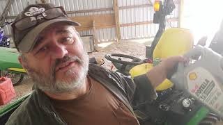John Deere 1025R Oil Change