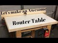 DeWalt Fixed Base Router Table Build