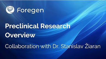 Preclinical Research Overview: Collaboration with Dr. Stanislav Žiaran