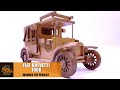 How To make Wooden Toy - Fiat Brevetti 1908