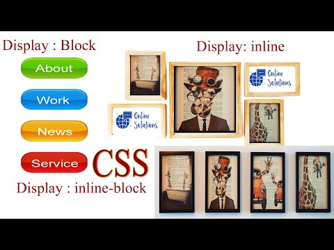 CSS 2.9 | CSS Layout | Display | Block | Inline | None | Visibility
