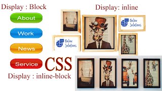 CSS 2.9 | CSS Layout | Display | Block | Inline | None | Visibility