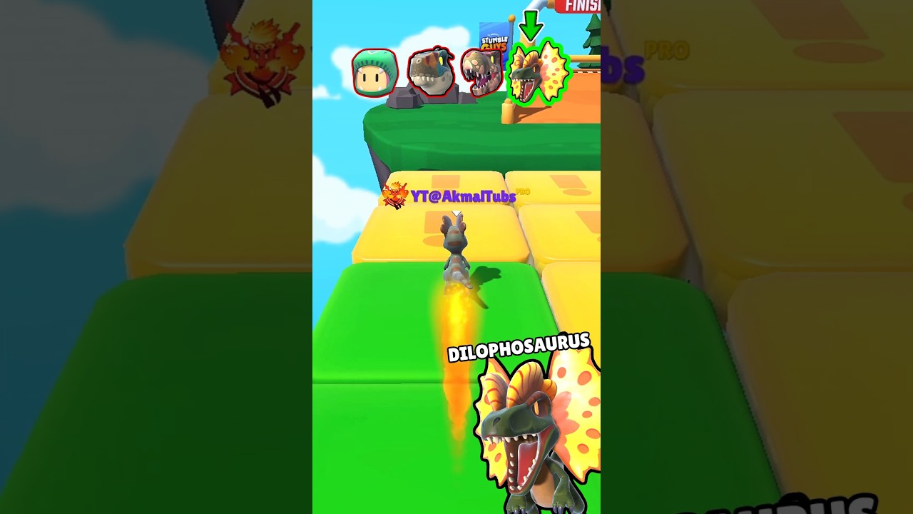 Which Dino Skin do you like❓️🦖 Stumble Guys X Jurassic World