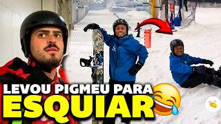JON VLOGS LEVOU PIGMEU PARA ESQUIAR NA NEVE PELA PRIMEIRA VEZ!