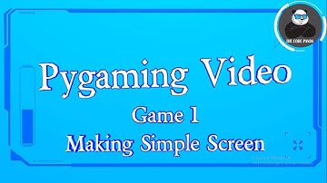 Ping Pong Ball Game: Making Simple Screen | Games in Python | Pygame Series for Beginners |Games dev