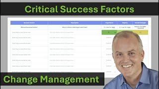 Critical Success Factors in Change Management