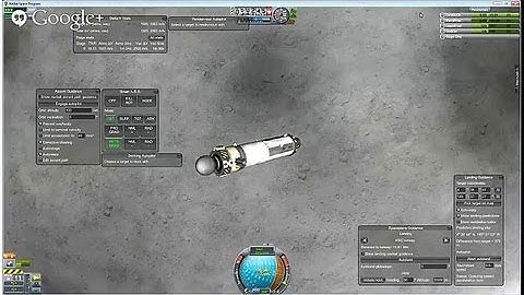 Kerbal Space Program - 2-Stage Spaceplane To The Mun And Minimus - Livestream Test
