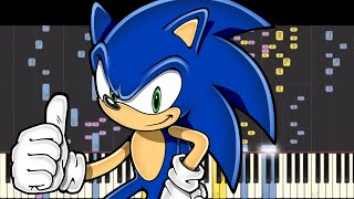 IMPOSSIBLE REMIX - Sonic The Hedgehog Theme Song - Piano Cover chords