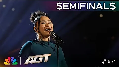 Jessica Sanchez Pours Her Heart Into “Golden Hour" Before Welcoming Baby Girl | AGT 2025