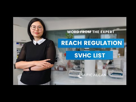REACH regulations : The SVHC product list
