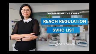 REACH regulations : The SVHC product list