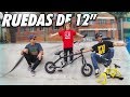 ME PONGO RUEDAS DE 12 PULGADAS EN MI BMX - Me la pego!