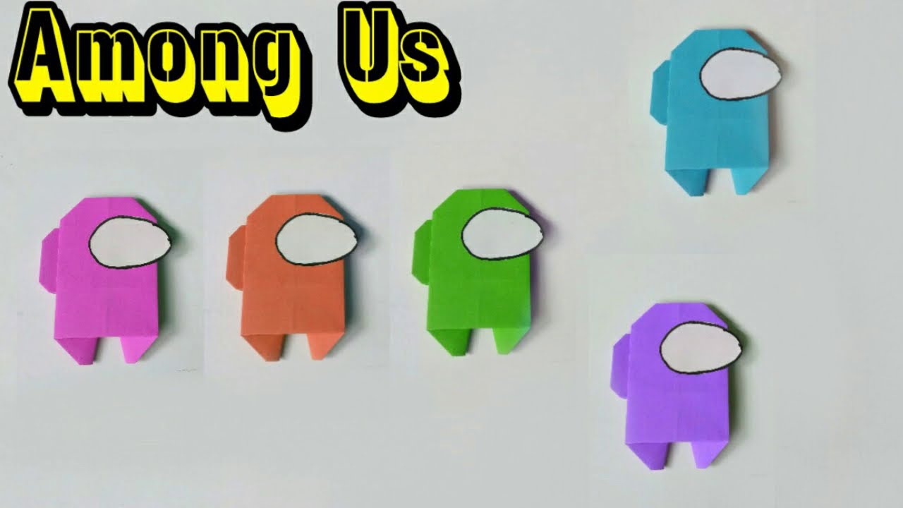 OrigamiOrigami Among UsCara Membuat Among Us Dari Kertas Origami