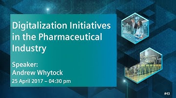 Digitalization in Pharma | 25 April 2017 - 4:30 pm