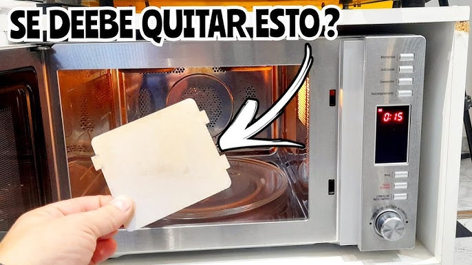 SUSTITUTO CASERO SOLUCION PROVISIONAL DE LA PLACA DE MICA PARA HORNOS  MICROONDAS 