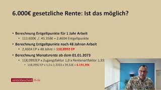 6.000€ Monatsrente und mehr, ist das wirklich möglich! Spekulation oder Wahrheit?