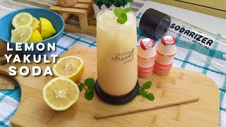 Refreshing Lemon Yakult Soda! | Sparkling Lemon Yakult Drink