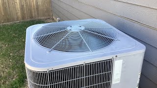 2013 carrier air conditioner 5 ton heat pump running in cool mode 