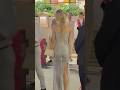 Gorgeous transparent dress lady leaving Hotel Paris after Grand Prix with friends #luxury #lifestyle