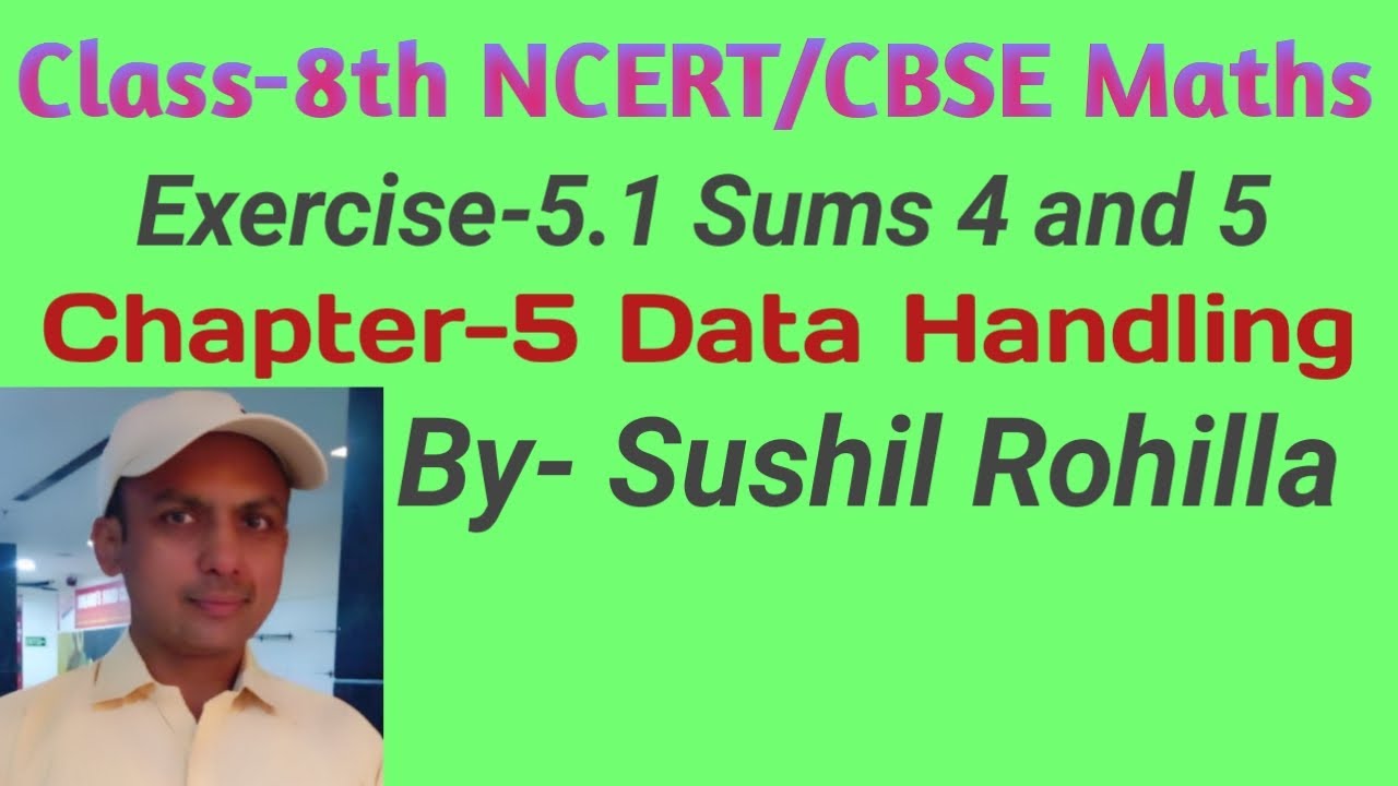 Class 8th NCERT Maths Exercise 5.1 Sums 4th & 5th 