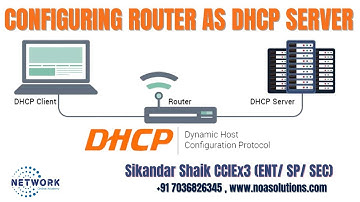 Configuring a Router as a DHCP Server