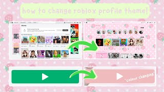 *working 2024* 🎀how to change your roblox website background | sugarmelxx🎀